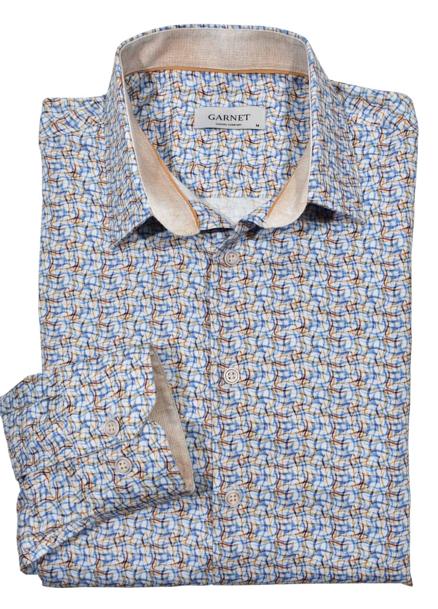 Marcello abstract print shirt.
