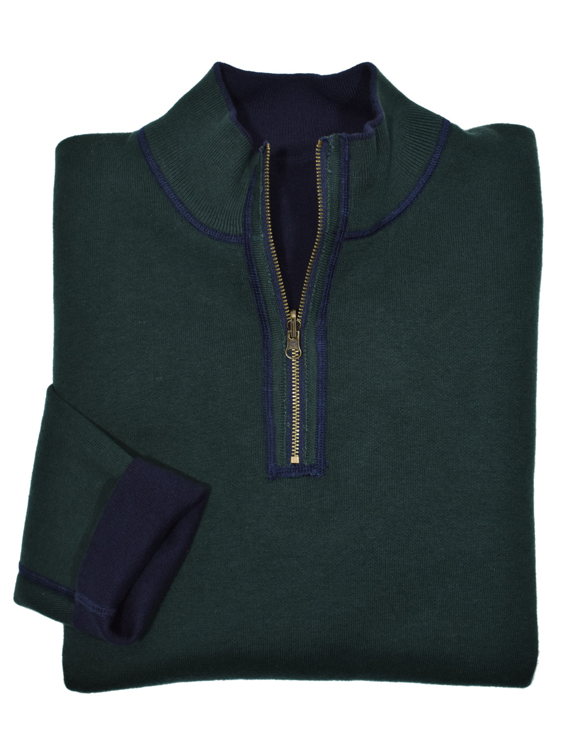 This ZB361 Cotton Cashmere Reversible is crafted from luxurious cotton and cashmere yarns for an exceptionally soft and comfortable feel. Contemporary raised welted seams in a contrast color give this stylish piece a modern edge. Plus, the classic zip mock model, cool open sleeve and open waist make this a timeless and versatile piece!