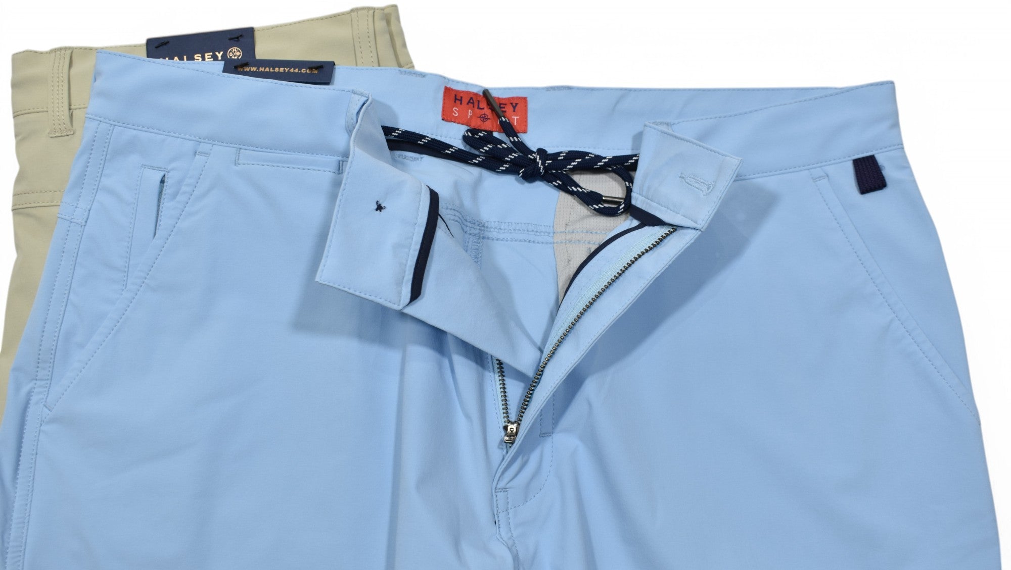 The premium Islamorada hybrid short allows for a seamless transition from the beach to the bar.