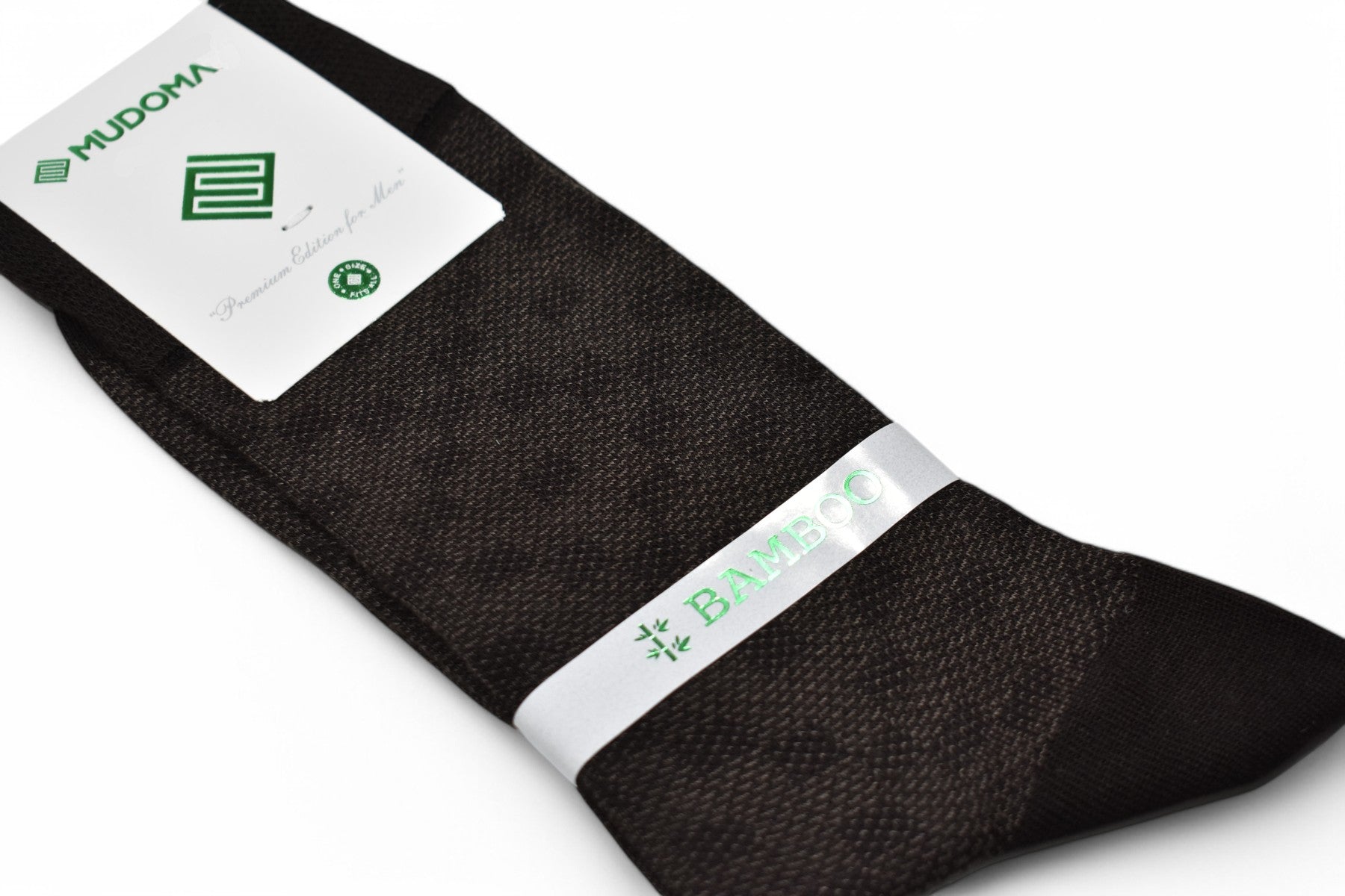 Unleash the ultimate comfort and style with the Marcello Bamboo Elite Chocolate Check Sock!