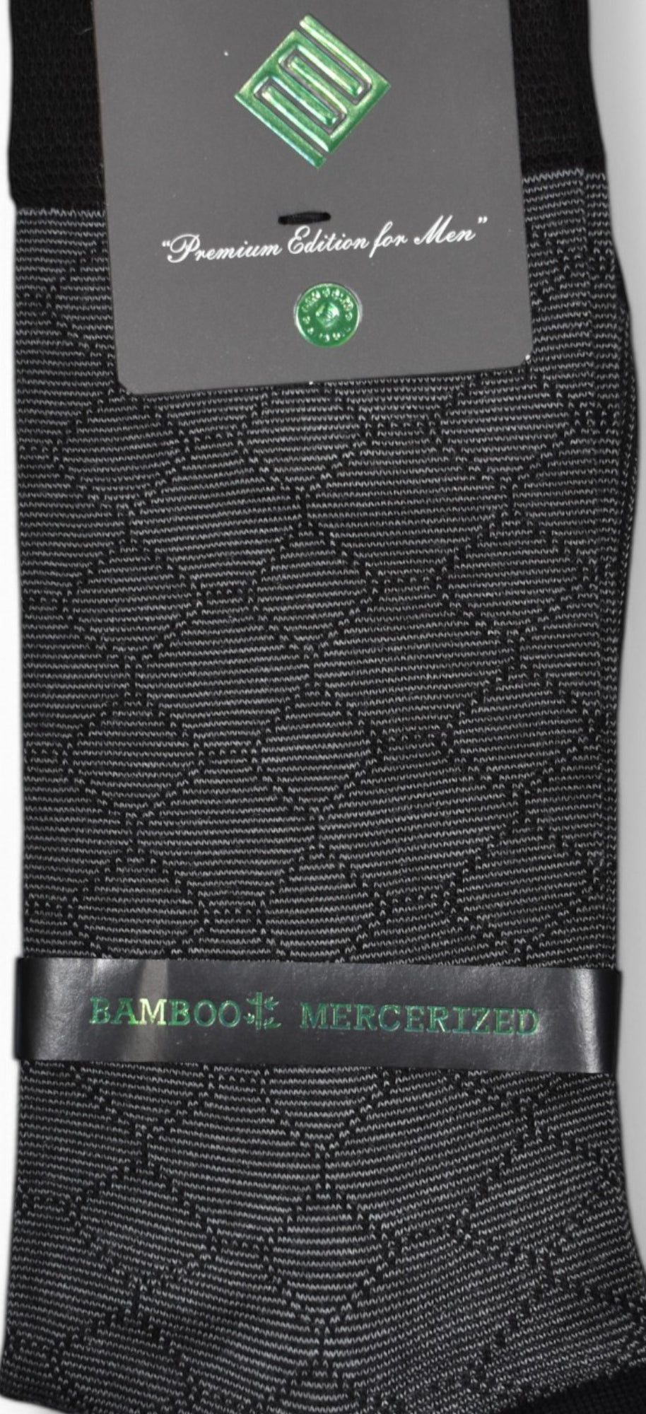 Unleash the ultimate comfort and style with the Marcello Bamboo Elite Striped Open Diamond Sock!