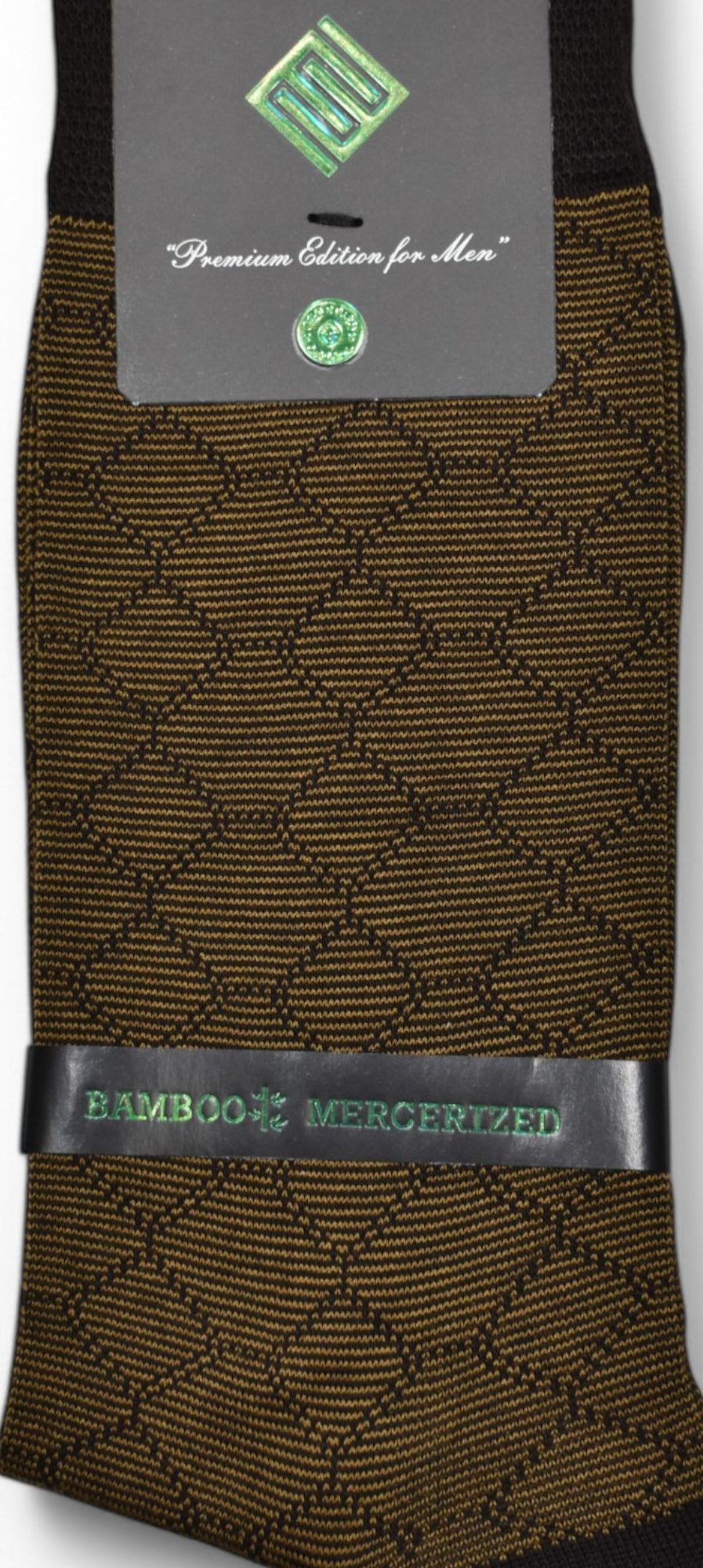 Unleash the ultimate comfort and style with the Marcello Bamboo Elite Striped Open Diamond Sock!