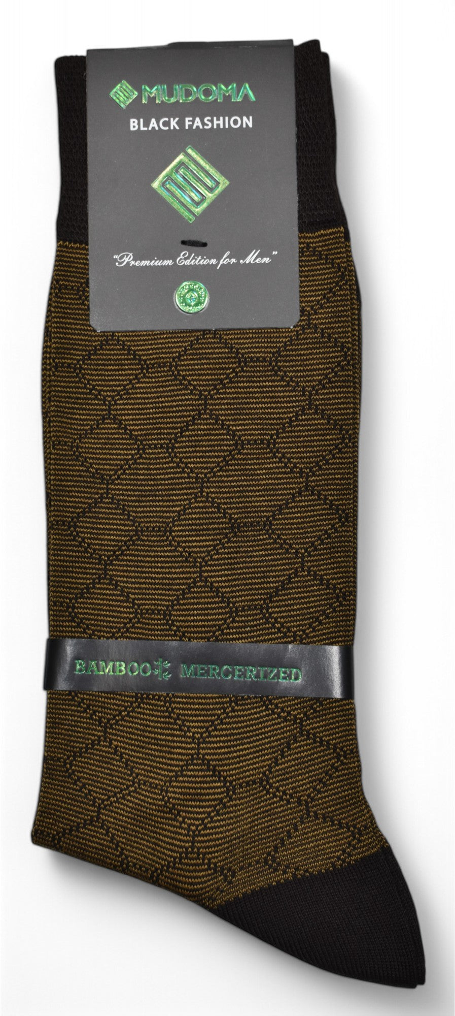 Unleash the ultimate comfort and style with the Marcello Bamboo Elite Striped Open Diamond Sock!