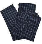 This Majestic exclusive navy blue plaid pajama set offers both style and comfort. Made with soft cotton, the classic button front top and drawstring pant provide ultimate coziness for lounging around the house. Upgrade your sleepwear game with these Atlantic Plaid Pajamas.