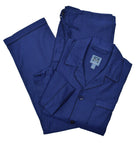 For the customer looking for luxury extended to the bedroom, we offer an 80’s 2-ply cotton pajama. The herringbone design provides subtle texture and elegance to a basic pajama. This pajama features a coat front top and breast pocket. Pant is 1/2 elastic back with drawstring front, 2 button fly and balloon seat. 100% cotton.