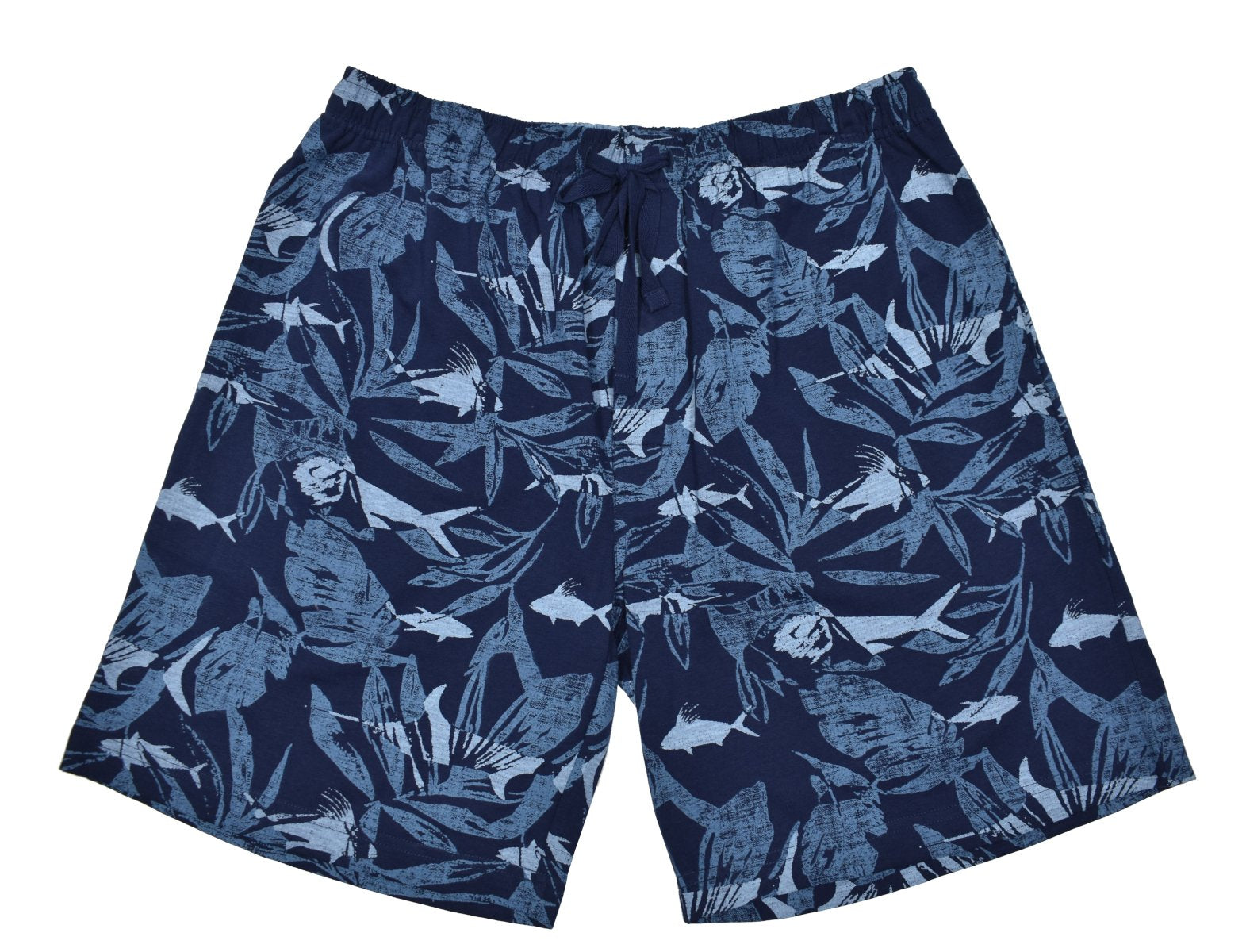 Upgrade your summer style with our conversational short! Made with a luxurious blend of cotton and microfiber, these shorts offer a comfortable and lightweight fit. The classic stretch waistband and drawstrings ensure the perfect fit, while the tropical print adds a fun, vibrant touch. Complete with convenient side and back pockets, your summer adventures just got a lot more stylish! 