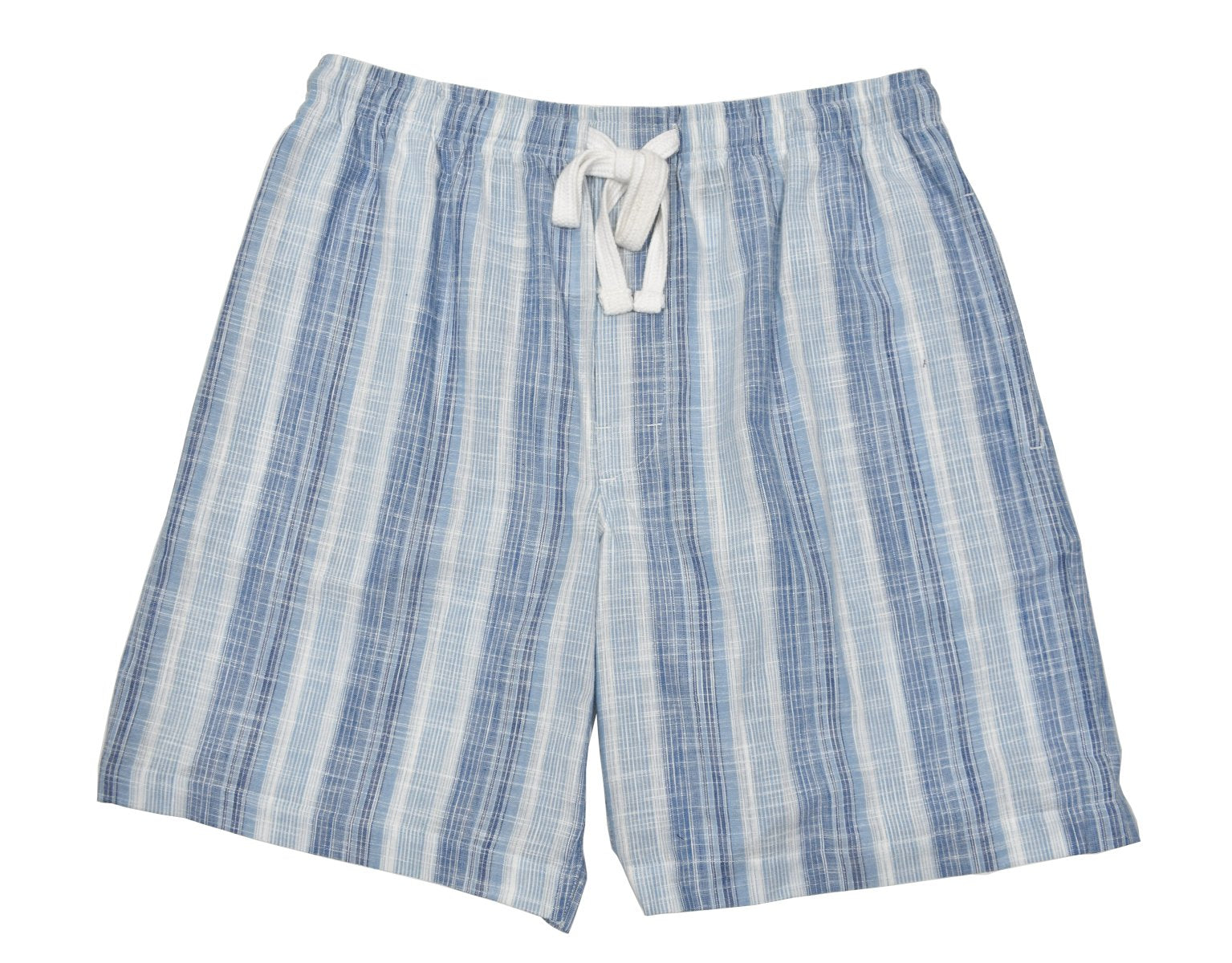 Upgrade your summer style with a cool variated stripe short! Made with a luxurious blend of cotton and microfiber, these shorts offer a comfortable and lightweight fit. The classic stretch waistband and drawstrings ensure the perfect fit, while the linen look adds a fun, sophisticated touch. Complete with convenient side and back pockets, your summer adventures just got a lot more stylish! 