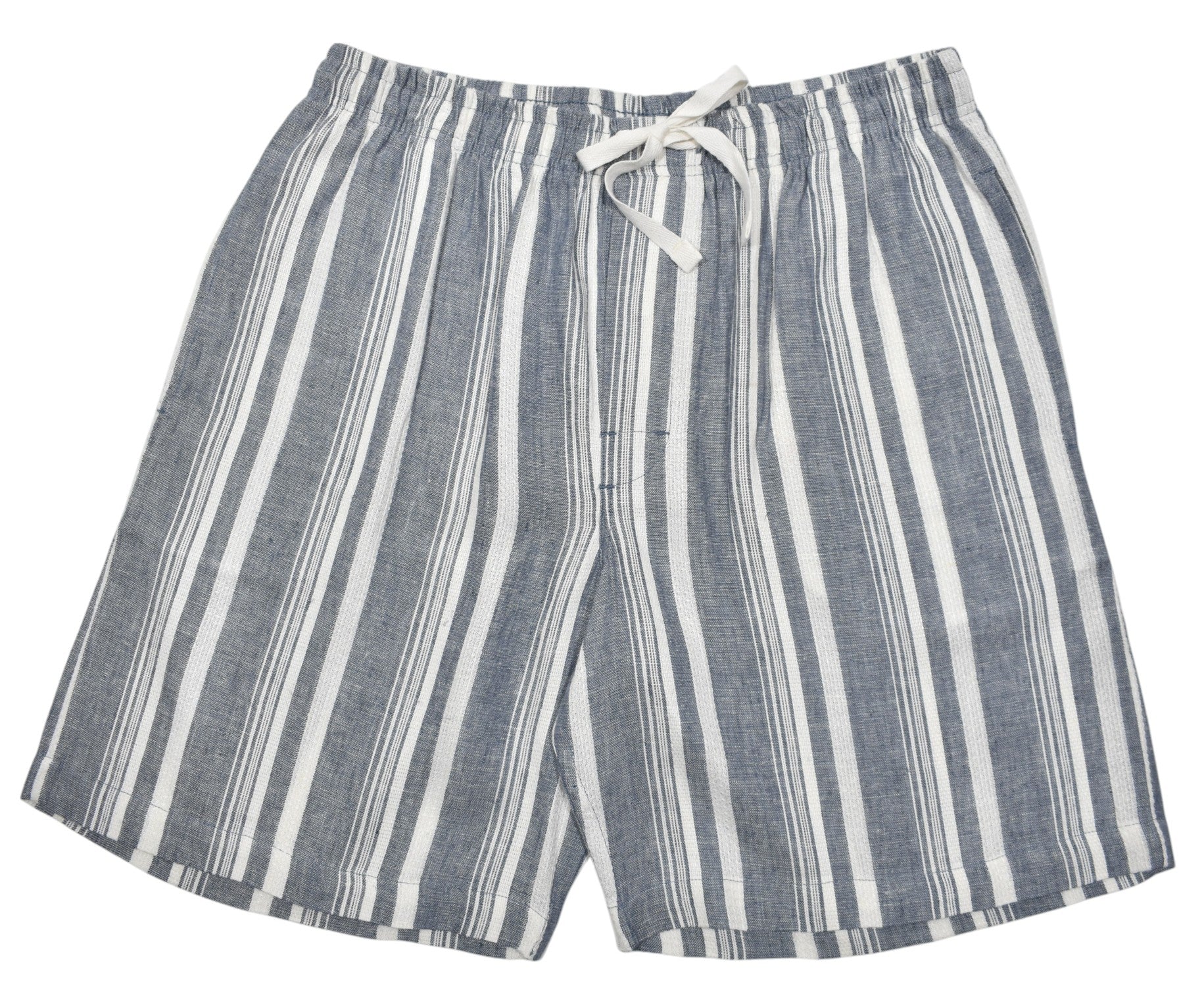 Pair this cool brushed stripe cotton walking short with any of our comfort tees for the perfectly easy Spring/Summer look.