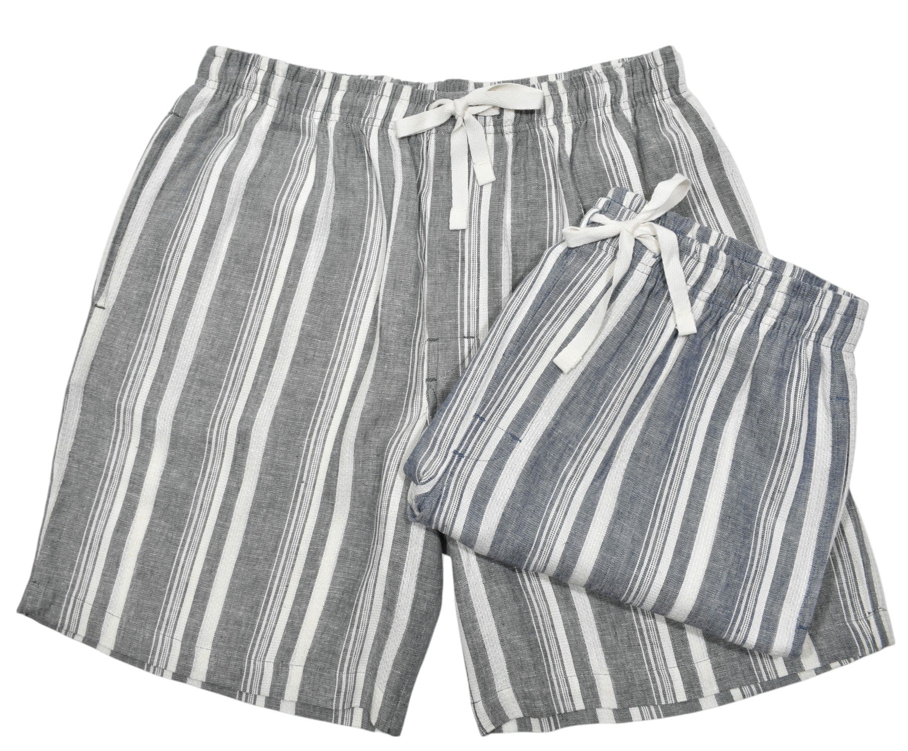 Pair this cool brushed stripe cotton walking short with any of our comfort tees for the perfectly easy Spring/Summer look.