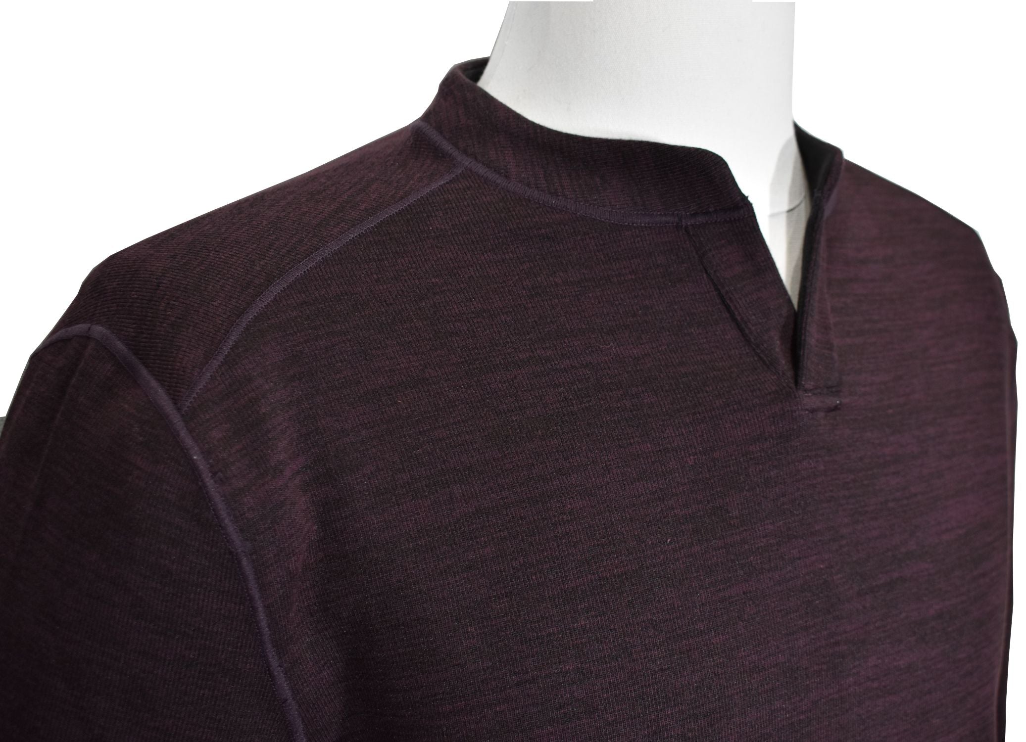 Rock a double look on the go with the ZN5740 Reversible Johnny Crew. Crafted with medium weight cotton microfiber fabric that feels like cashmere, this pullover features a v-neckline, raised welted seams, and a classic fit. Plus, it flips from wine to dark charcoal with a simple spin, so you get two styles in one!