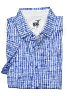 Upgrade your casual wardrobe with our Brushed Plaid Full Button Polo. By Marcello Sport.