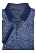 Introducing the Raffi Ocean Polo, crafted from a luxurious aqua cotton fabric.
