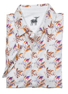 Get ready for Spring/Summer with our Raffi Coral Abstract Polo. By Marcello Sport.