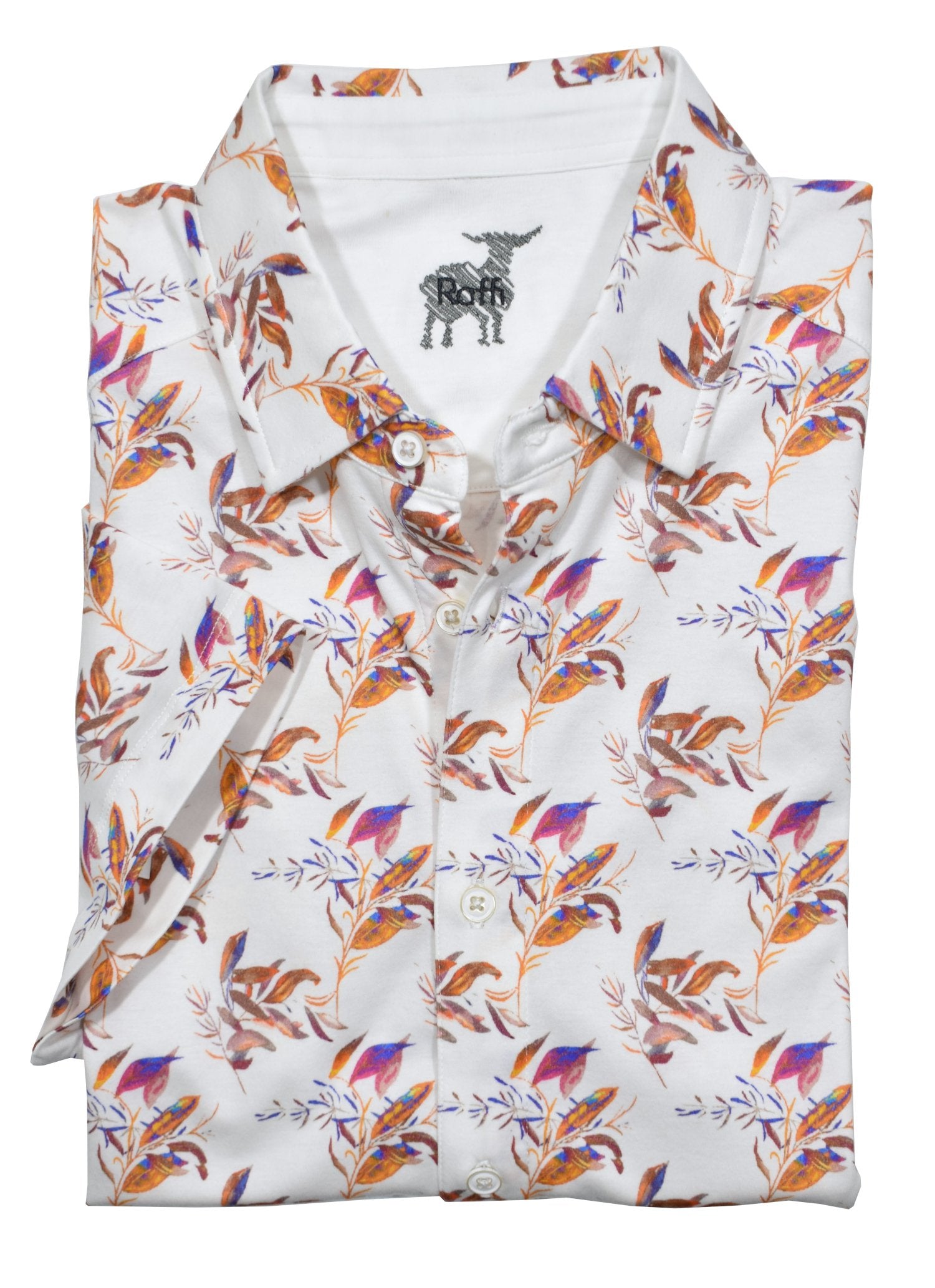 Get ready for Spring/Summer with our Raffi Coral Abstract Polo. By Marcello Sport.