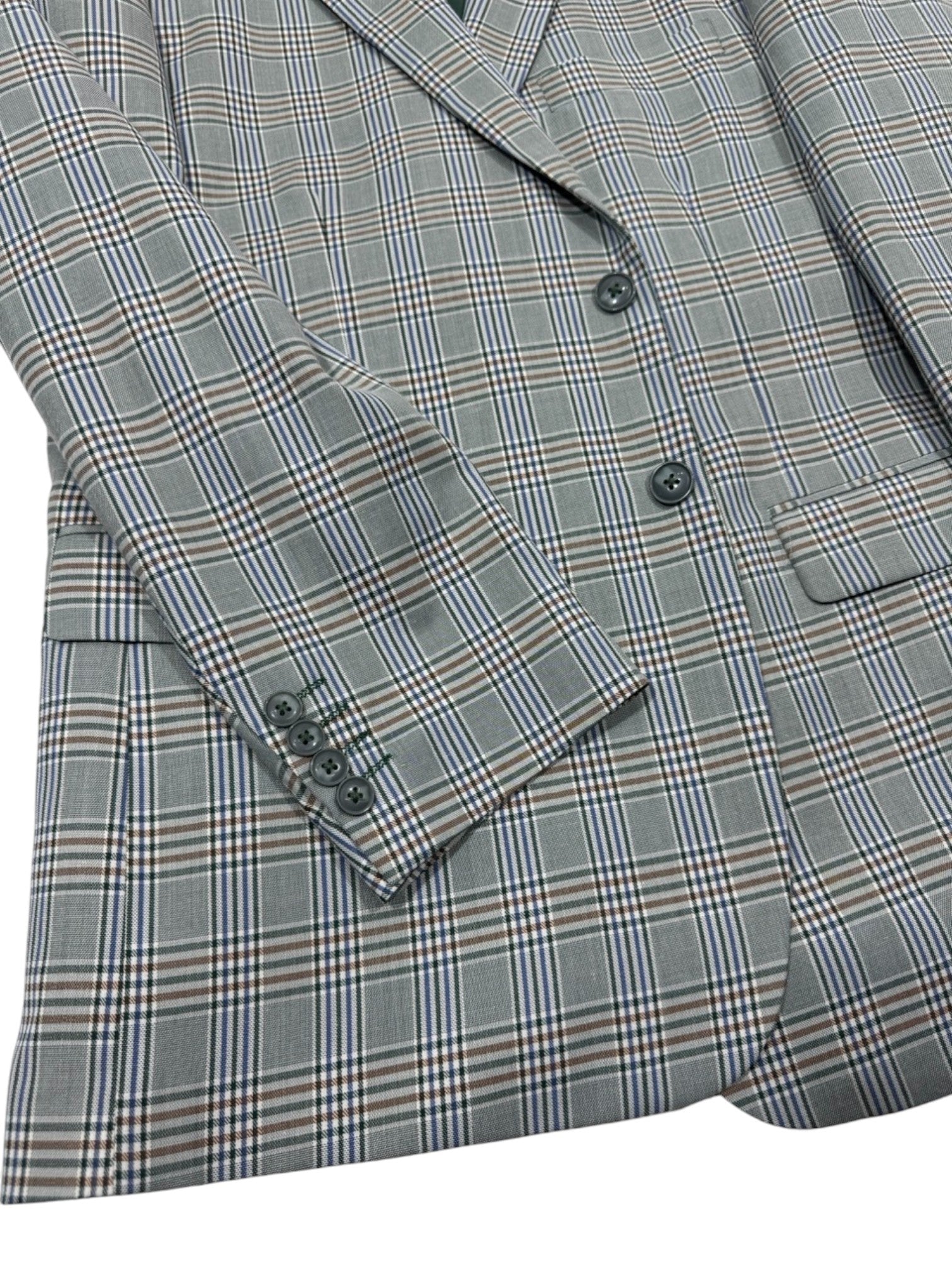 Soft mint plaid sport coat