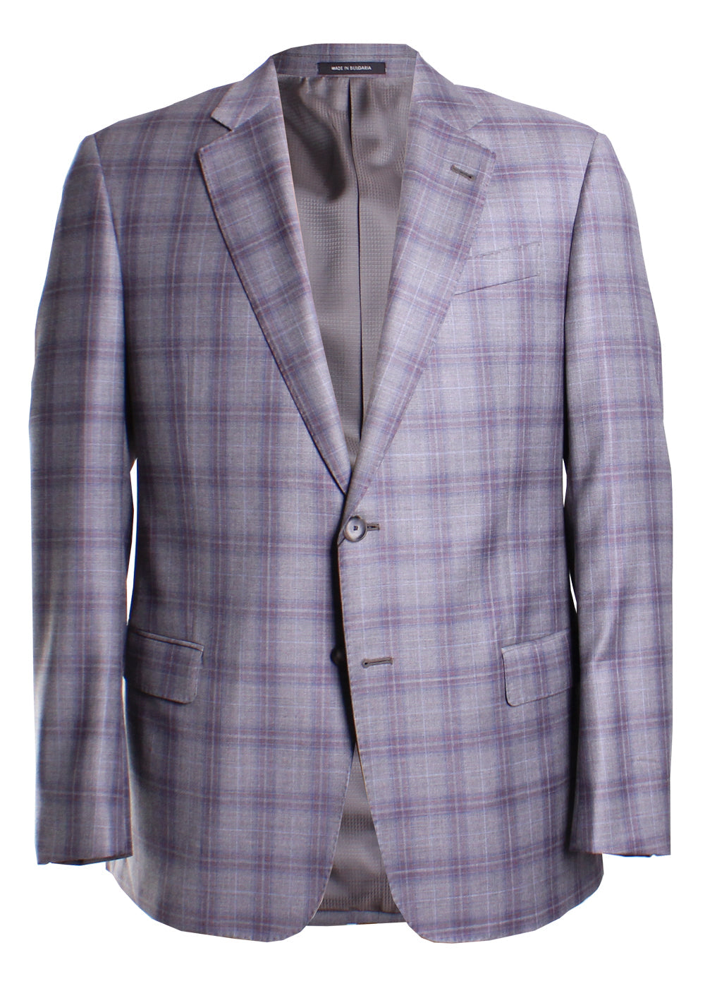 Emporio Armani G-Line Trim Fit Windowpane Sport Coat in Grey