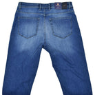 Marcello’s best fitting lightweight washed denim. Feels and looks great! Our comfort fit from the waist band down to the thighs, then tapering the leg to the bottom provides the best of both worlds.  Comfort where you need it and updated fashion sporting a slimmed leg.  Add the benefit of stretch to work with your natural movements and you have found an excellent jean that will become your go to jean of choice.  Marcello Comfort Washed Denim
