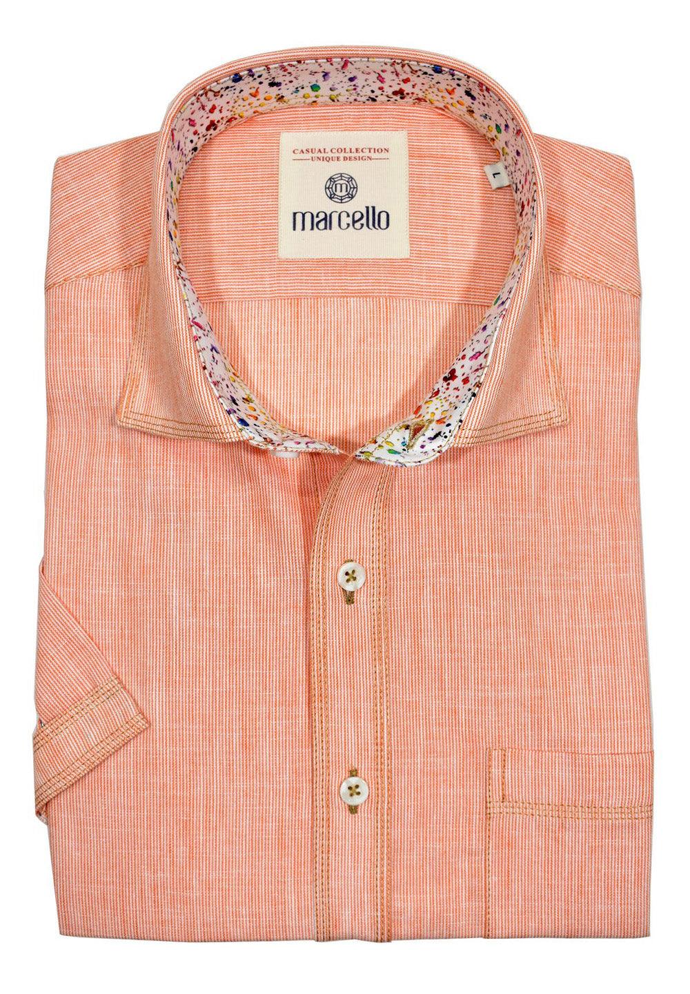 Cotton linen SS shirt