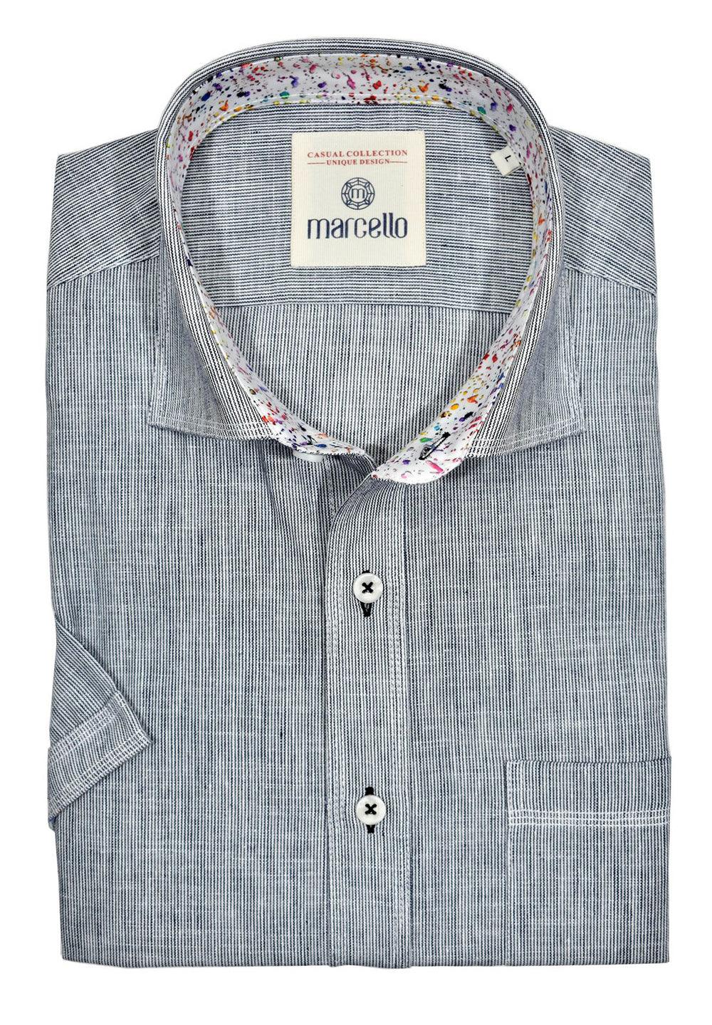 Cotton linen SS shirt