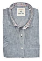 Cotton linen SS shirt