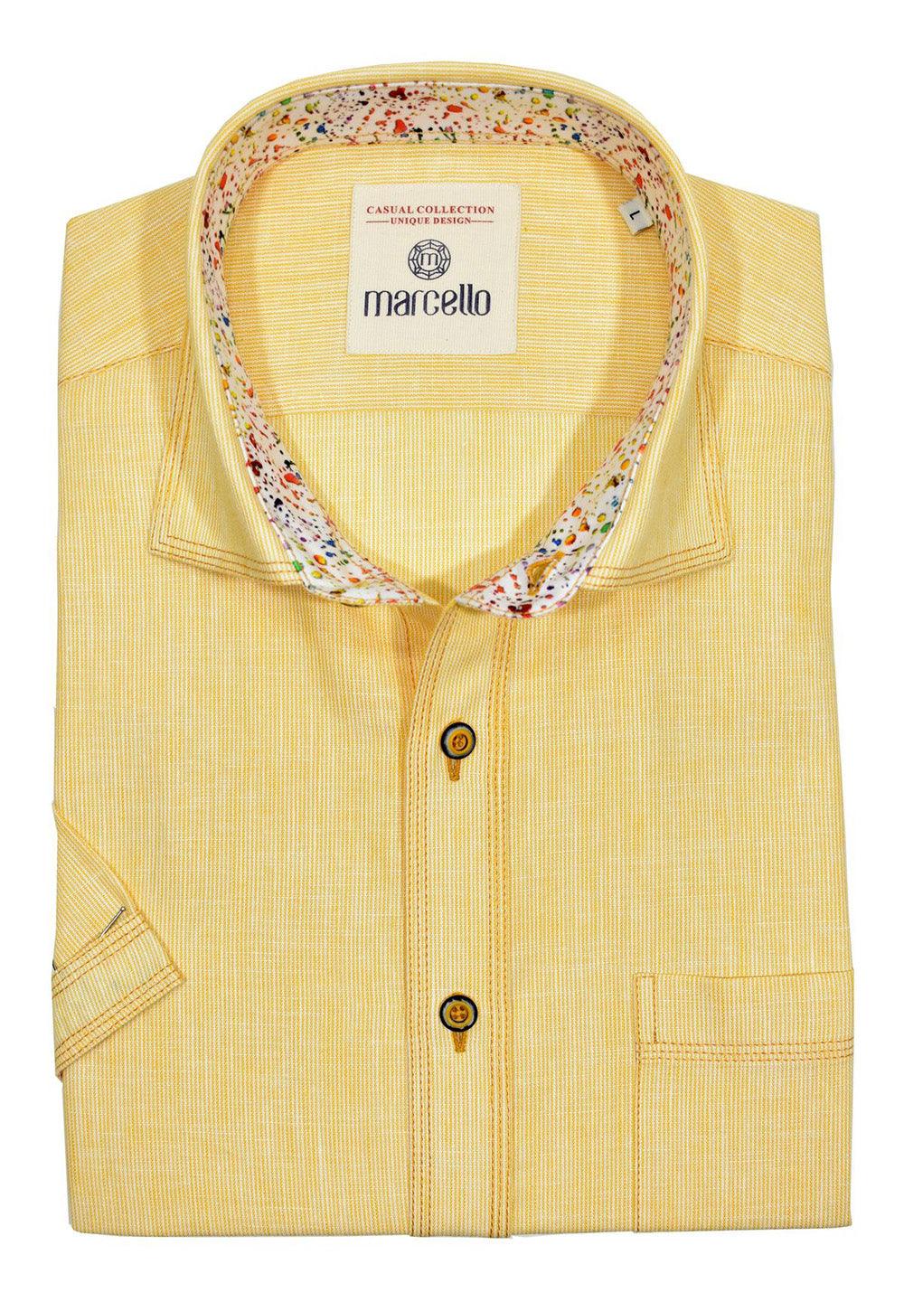 Cotton linen SS shirt