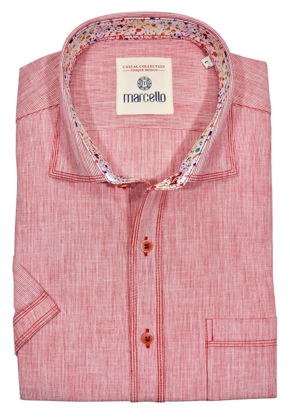 Cotton linen SS shirt