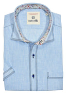 Cotton linen SS shirt