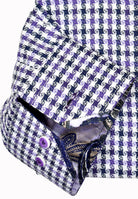 WE11 Executive Plum Charcoal Houndstooth - Marcello Sport