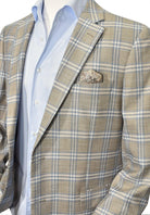 You will love the hand feel of the poly microfiber fabric with a touch of lycra to add stretch comfort.  The almost silk like hand feel and stretch comfort creates a unique blazer for a casual or dressy event.    The coat features a full lining, side vents, paisley trim lining inside and inside the pockets.   The soft colors of harvest, tan and blue work well with most color bottoms.   Classic fit