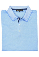 The Marcello classic cotton lycra polo with neat detailing is perfect for a relaxed lifestyle or even for your business casual environment.  Custom trim details and buttons finish the look.  Modern fit.  Cotton Stretch Polo by Marcello Sport.