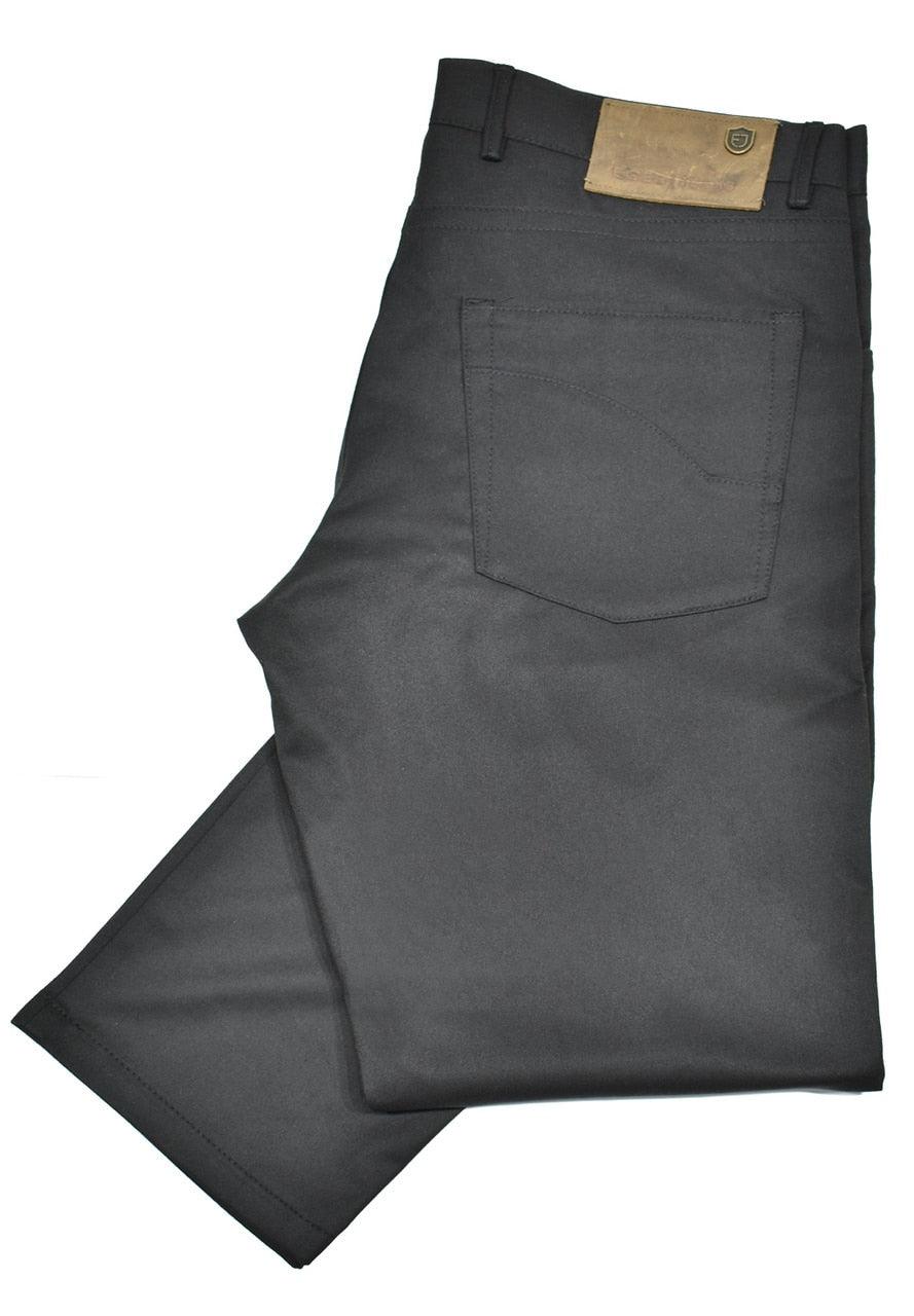 Luxurious microfiber blend fabric gives the feel of cashmere without the hassle. Wrinkle resistant, machine washable, 5-pocket jean model. Low to medium rise and modern fit. All 34 length. If between sizes or prefer a looser feel order one size larger for the best fit. Cashmere Touch Traveler Pant by Marcello