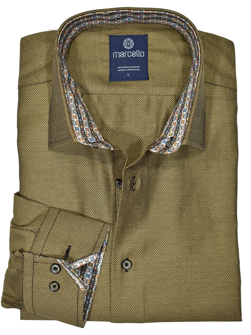 For guys that have to move up a size due to the belly being be to tight, but then have way too much fabric in the arms and shoulders. This new fit pairs a standard shoulder size with a mid section one size larger. Therefore, if your shoulders are size large and the belly requires an extra large, you would choose a size large in this fit.