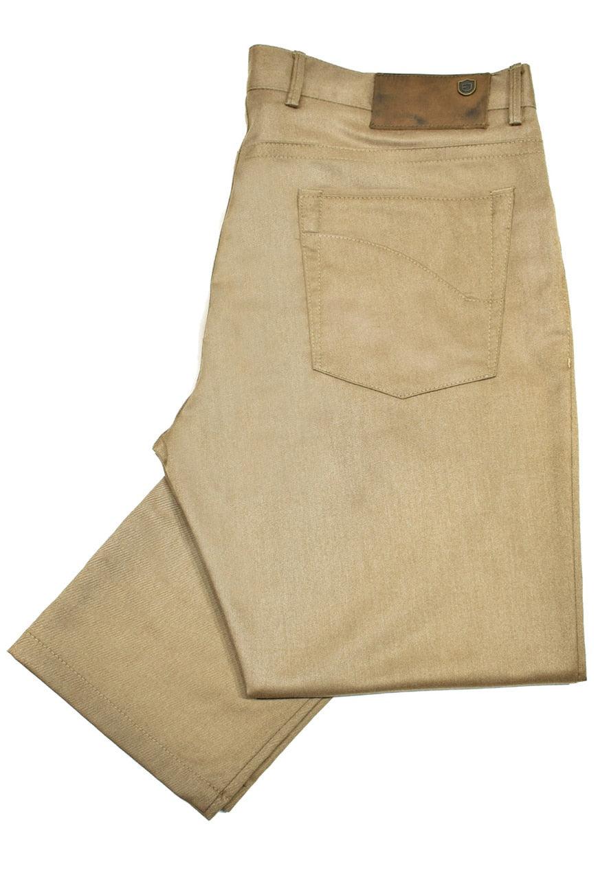 Luxurious microfiber blend fabric gives the feel of cashmere without the hassle. Wrinkle resistant, machine washable, 5-pocket jean model. Low to medium rise and modern fit. All 34 length. If between sizes or prefer a looser feel order one size larger for the best fit. Cashmere Touch Traveler Pant by Marcello