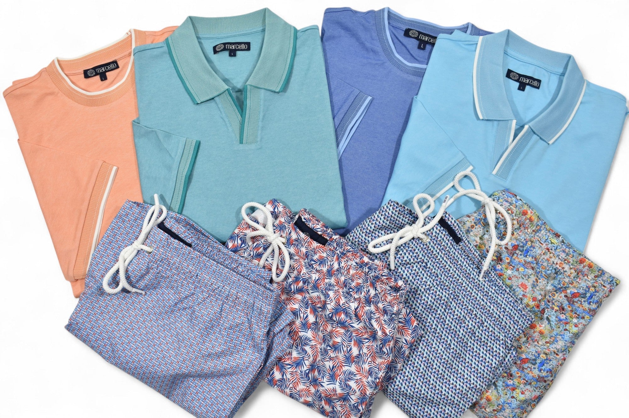 Marcello shirts and swim suits
