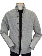 Marcello abstract ivory/tan button front cardigan