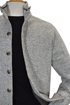 Marcello abstract ivory/tan button front cardigan