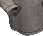 Marcello quarter zip, tan and chocolate neat pattern.