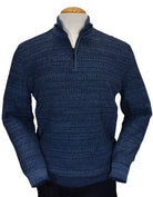 Marcello indigo quarter zip.