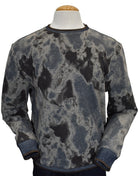 Marcello Earth tones abstract pullover sweater.