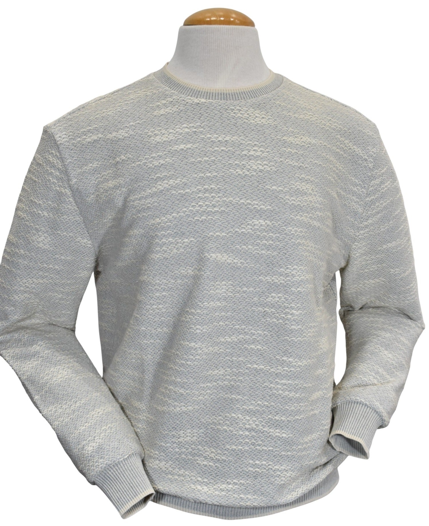 Marcello tan crew neck pullover sweater.