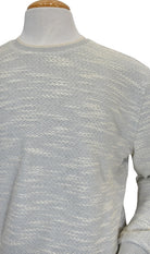 Marcello tan crew neck pullover sweater.