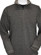 Get the best of both worlds with a Marcello Mocha Reversible Quarter Zip. Featuring a classic mocha finish on one side and stylish chocolate accents on the other, this versatile quarter zip offers two looks in one. Complete with welted fashion seams and a tubular finish, it's the perfect addition to your wardrobe.