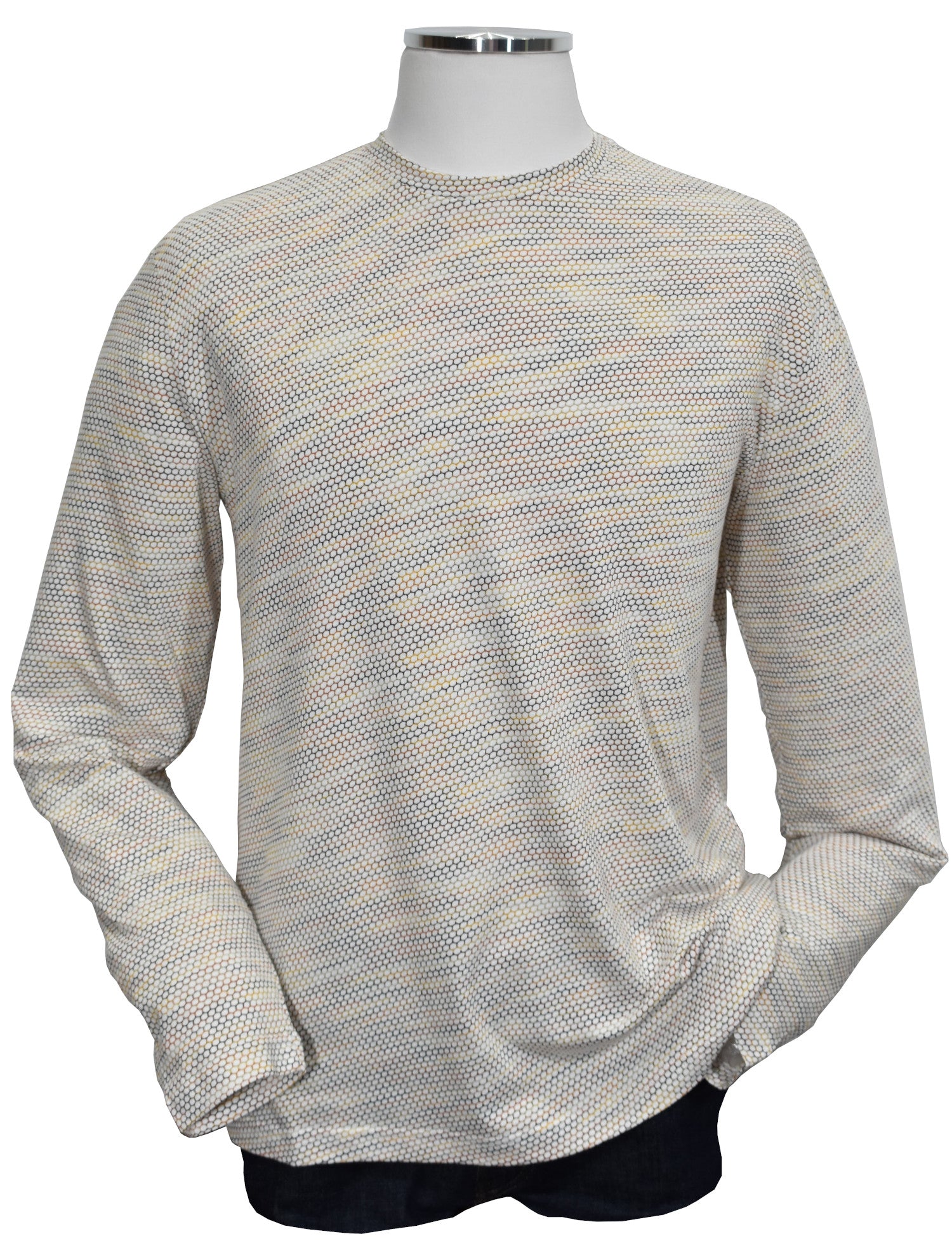 Introducing the Marcello Multi Honeycomb Knit, crafted with soft cotton and microfiber blend for a lightweight yet cozy feel. Available in rich fall colors and an open honeycomb pattern, this versatile top is a perfect addition to your wardrobe. Pair it with jeans, pants or even walking shorts for a stylish winter white look.