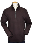 Experience the luxurious blend of soft cotton and viscose in our Marcello Monaco Wine Diamond Quarter Zip. 