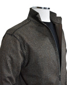 Experience luxury and sophistication with the Marcello Scott Bronze Cardigan.