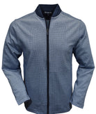 Marcello navy print zip cardigan.