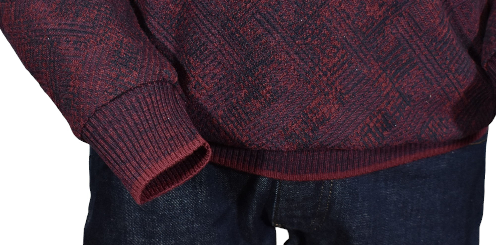 Indulge in luxury and style with our Marcello Hampton Wine Crew Neck sweater.