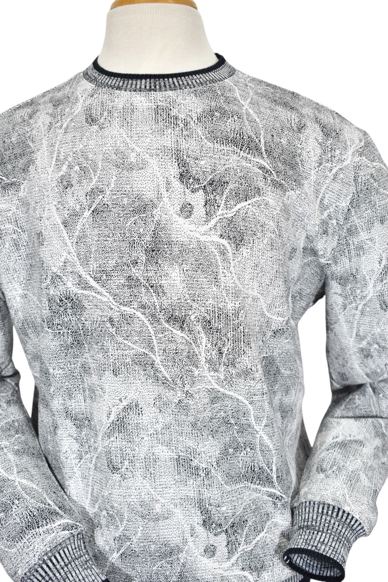 Radiate Fall style with our Marcello Sepia Forest Sweater. 