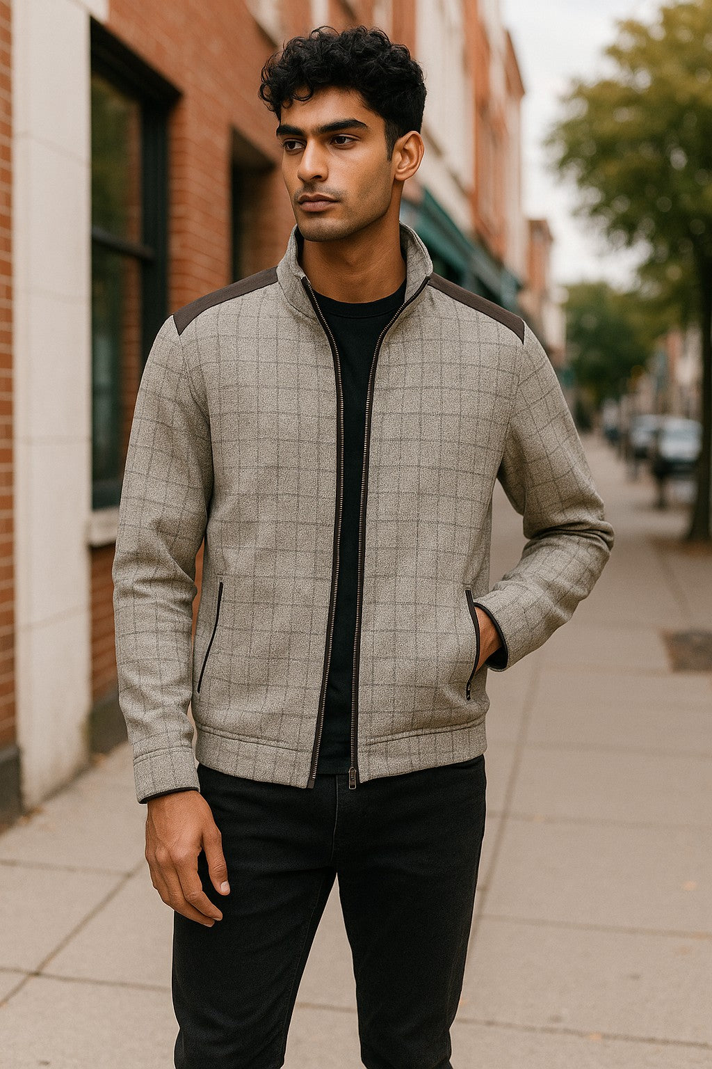 Passionately believe in the value of staying stylish and warm with our Marcello Como Knit Jacket! 