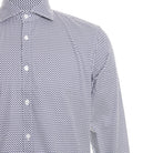 Canali neat pattern sport shirt.